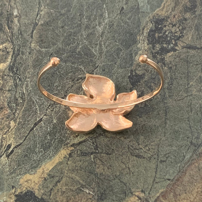 Bracciale cuff con fiore "Ninetta"