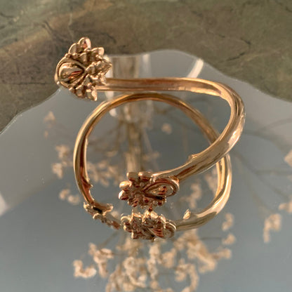 Bracciale cuff "Pavone" regolabile