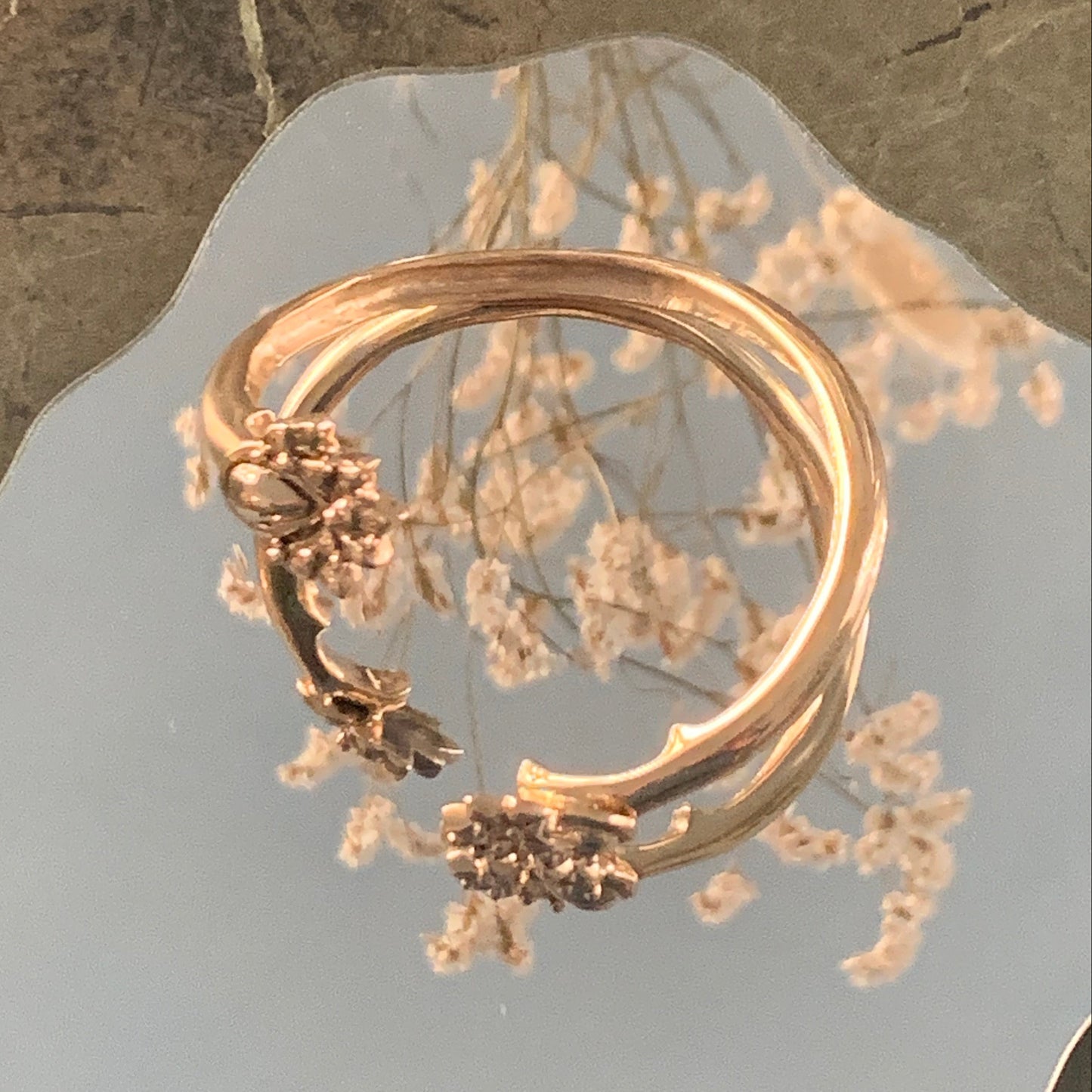 Bracciale cuff "Pavone" regolabile