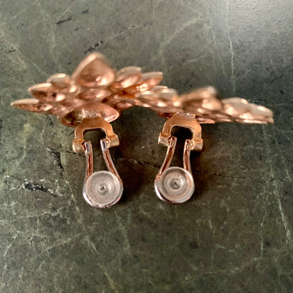 "Pavone" earrings with clip closure