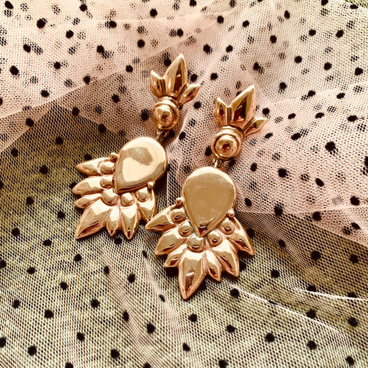 Orecchini pendenti "Pavone"