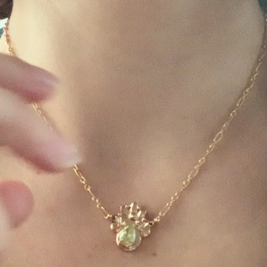 Forpalma_collana_pavone_peridoto